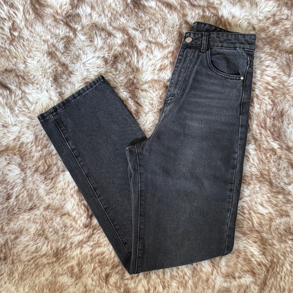 Women High Rise Straight Leg Jeans